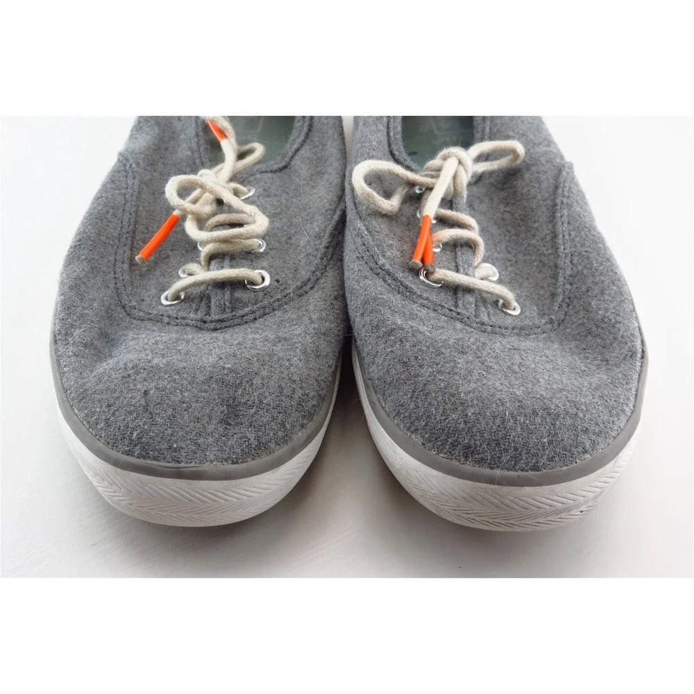 Keds‎ Womens Fashion Sneakers Size 7.5 Gray Fabric Lightweight Casual Comfort